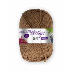 WOOLLY HUGS ROPE GARN - Fb. 18 BRAUN NEU
