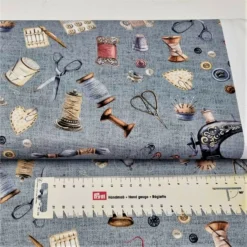 CANVAS SEWING - Fb. GRAUBLAU