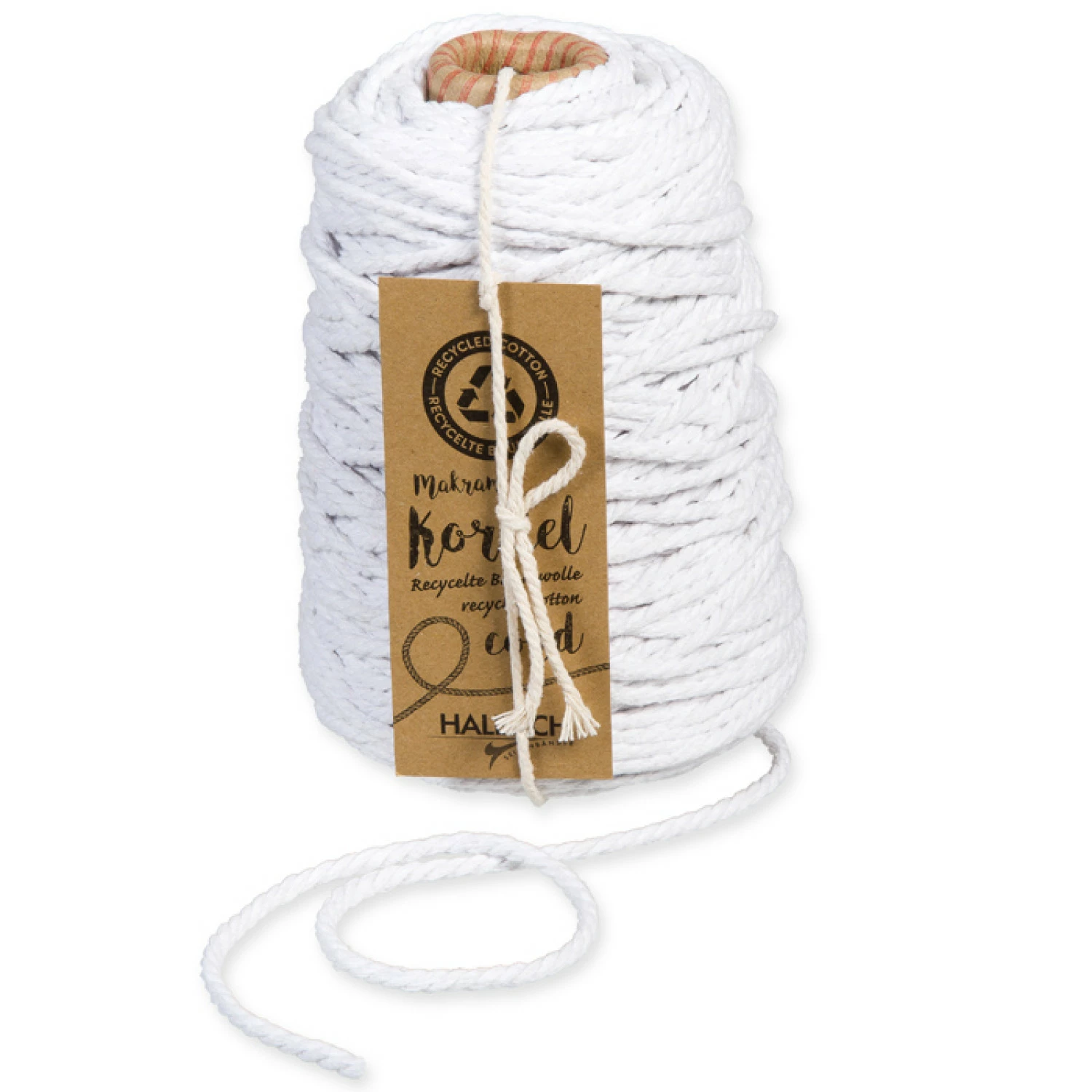 MAKRAMEE / MACRAMÈ GARN - 500G - Fb. WEISS