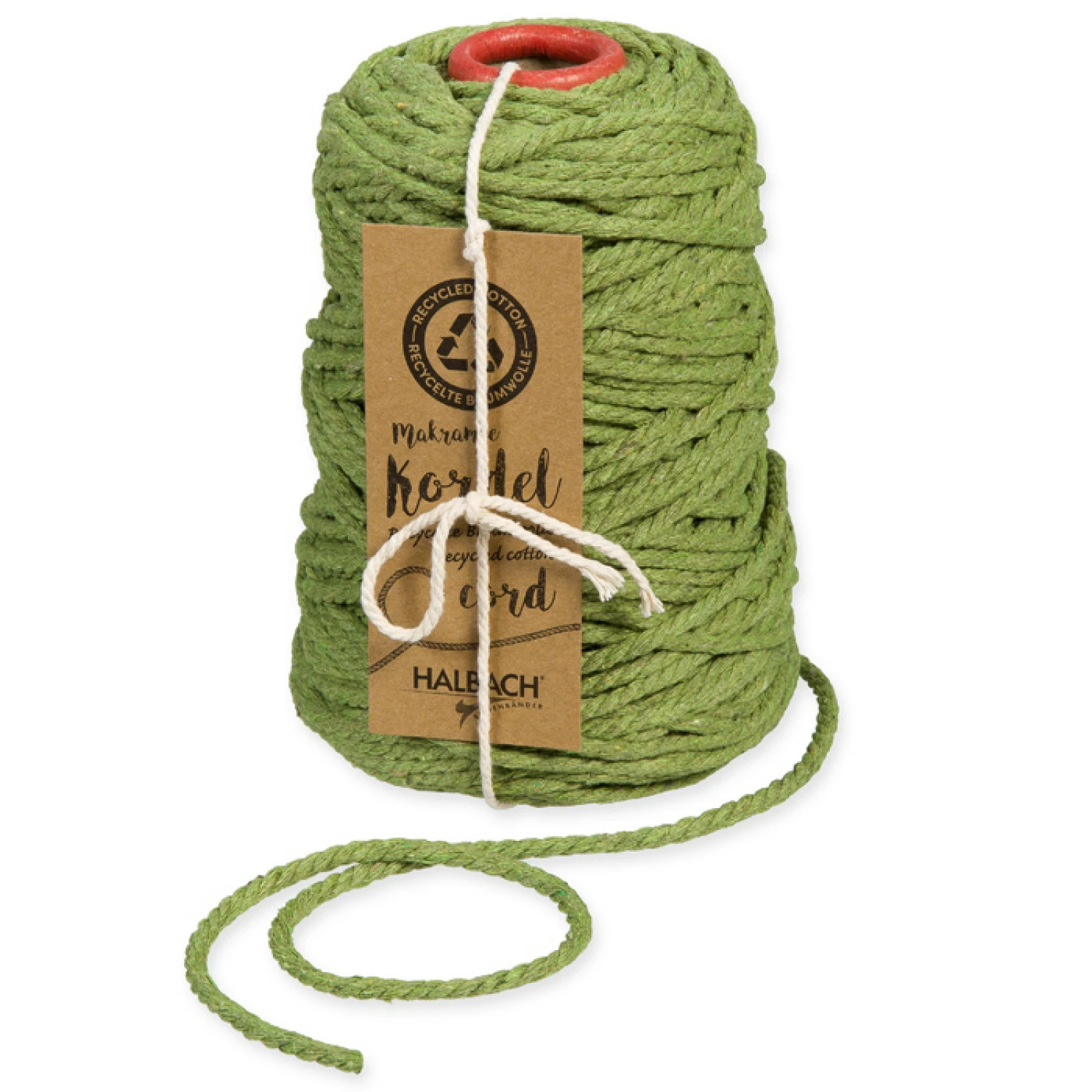 MAKRAMEE / MACRAMÈ GARN - 500G - Fb. OLIVE