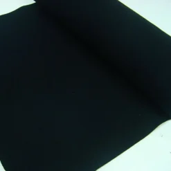 BÜNDCHENSTOFF - Fb. 01 SCHWARZ