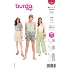 BURDA SCHNITTMUSTER 6008 - HOSE