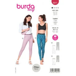 BURDA SCHNITTMUSTER 6011 - LEGGINGS