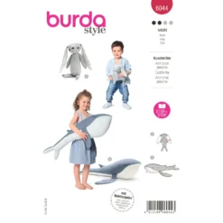 BURDA SCHNITTMUSTER 6044 - KUSCHELTIERE