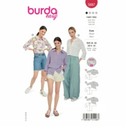BURDA SCHNITTMUSTER 5887 - BLUSE