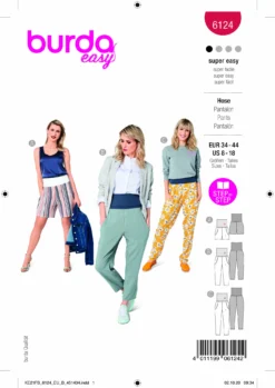 BURDA SCHNITTMUSTER 6124 - HOSE