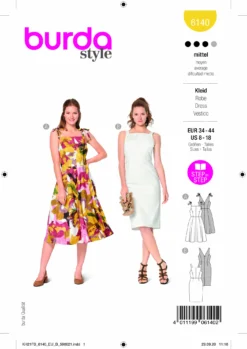 BURDA SCHNITTMUSTER 6140 - KLEID