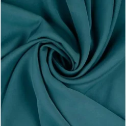 VISKOSENSTOFFE UNI STONE WASHED - Fb. 5031 PETROLGRÜN