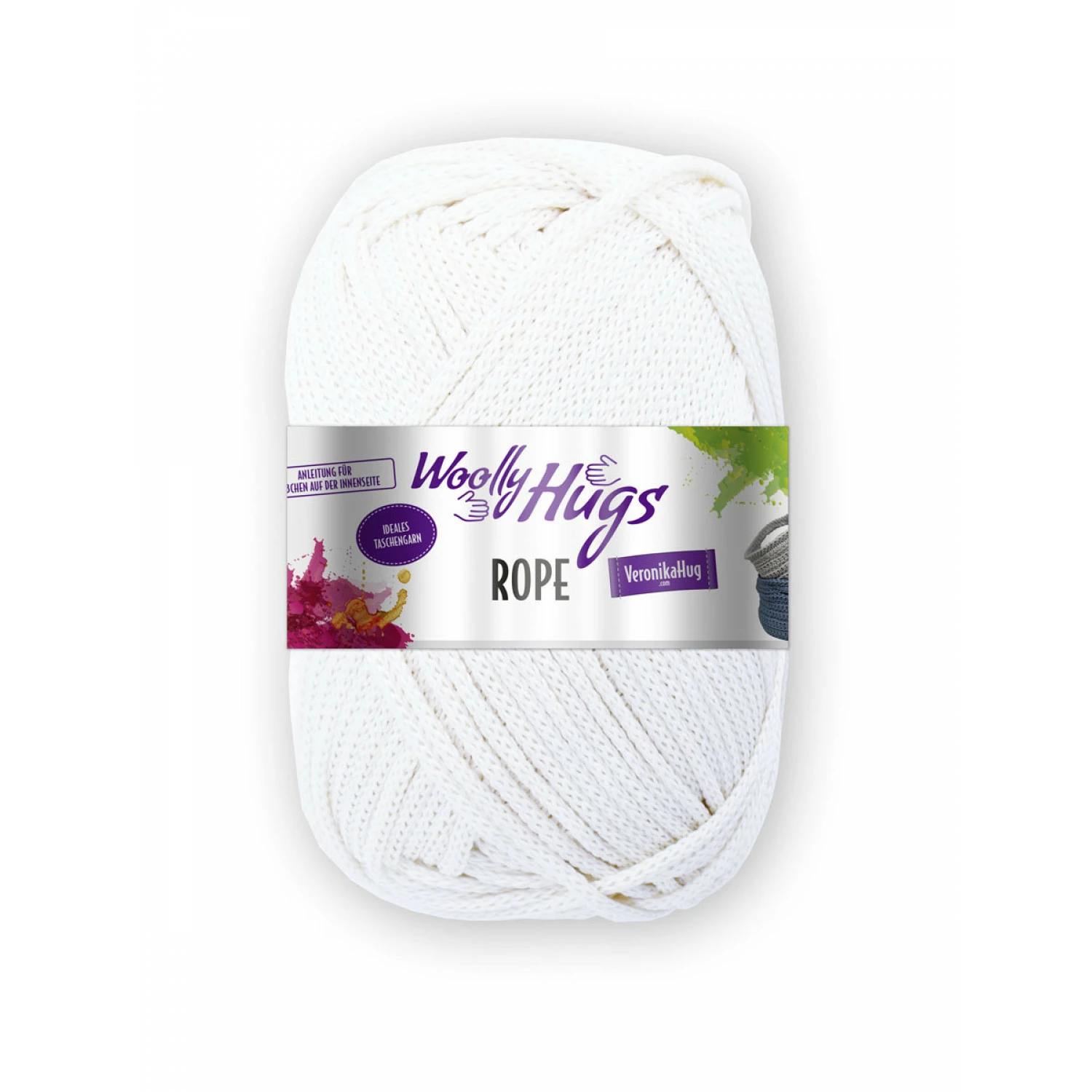 WOOLLY HUGS ROPE GARN - Fb. 01 WEISS