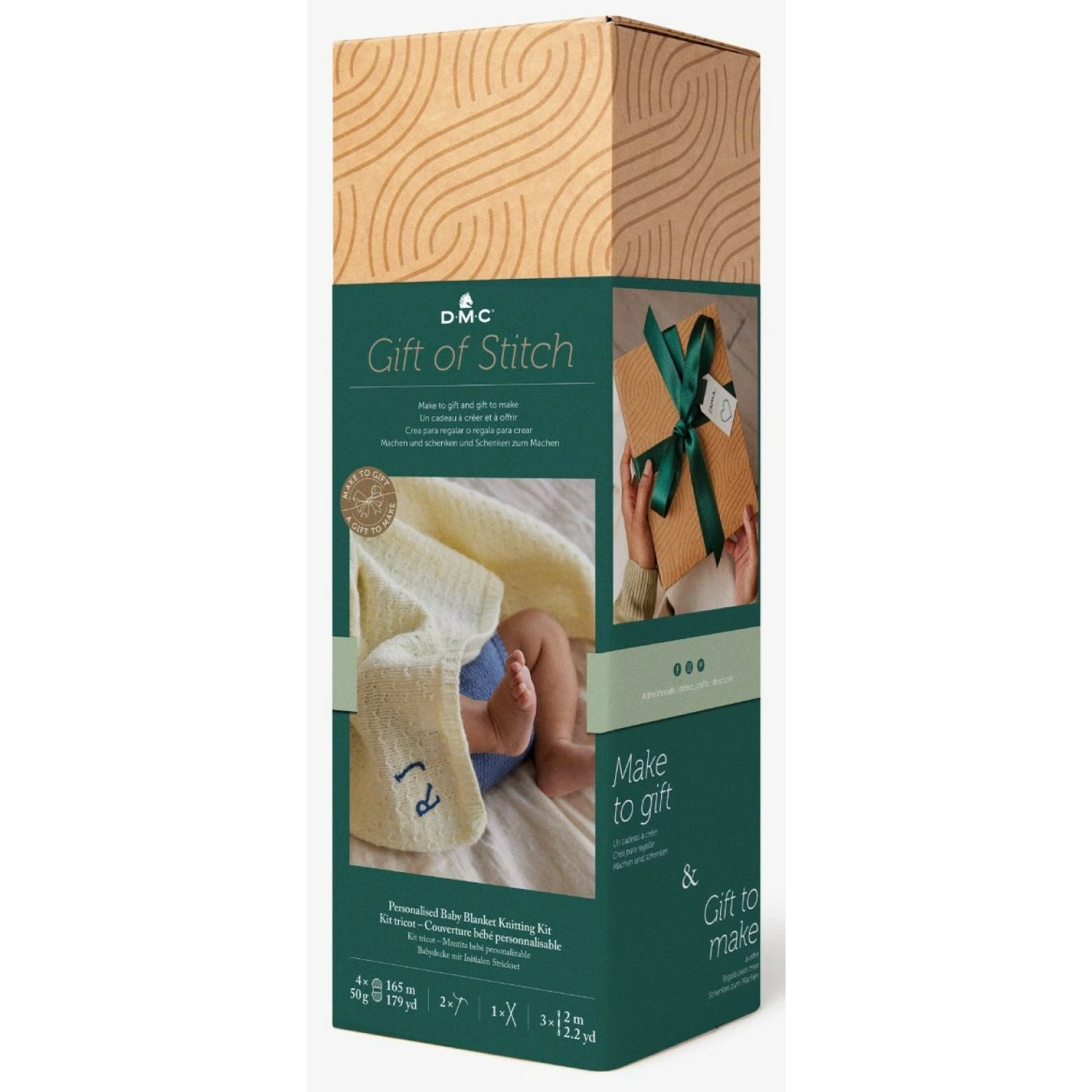 DMC GIFT OF STITCH - STRICK-SET BABYDECKE